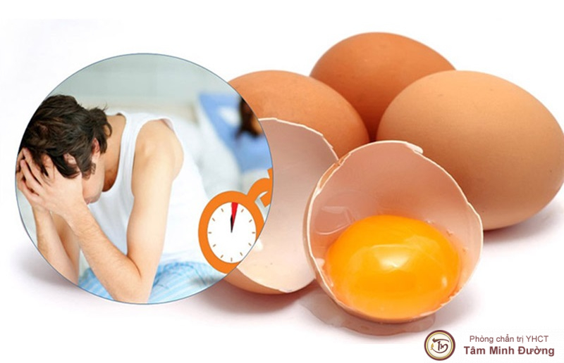 Trứng gà có tác dụng trong điều trị xuất tinh sớm
